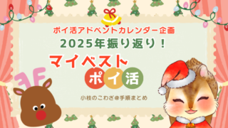 2025年振り返り！マイベストポイ活 